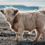 fluffy mini highland cow