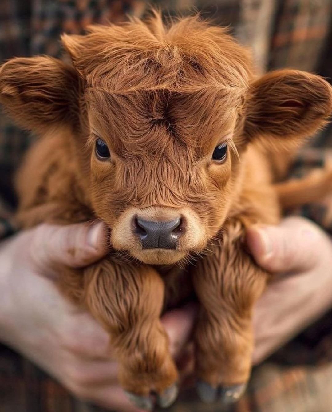 mini Highland cow